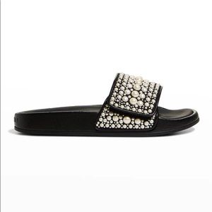 Jimmy Choo Fitz Pearl Slides